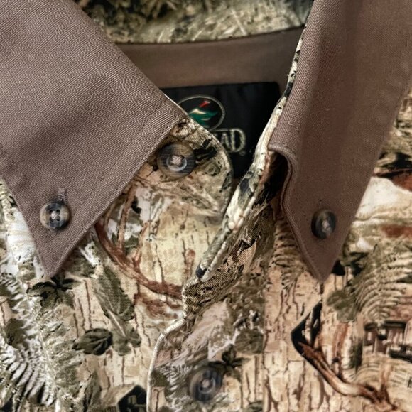 RedHead Men Shirt Size M Hunting Embroidery Outdoor Western Y2K Camo Button Down - Picture 4 of 13